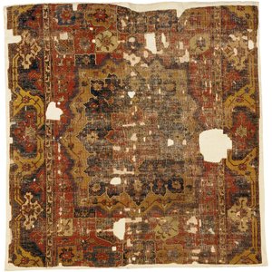 Tabriz Medallion and Cartouche Carpet Fragment, North West Persia, Second Half 16th Century