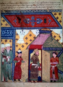 The ruler Ghazan by Persian School