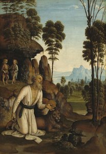 Saint Jerome in the Wilderness by Perugino