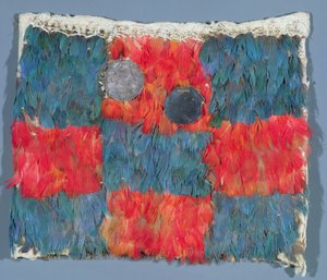 Feathered cape by Peruvian School