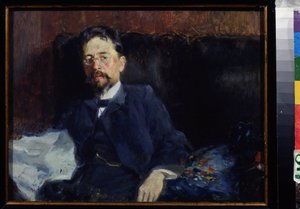 Portrait of the Author A. Chekhov by Peter Alexandrovich Nilus