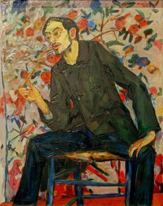 Portrait of the Painter Conrad Felixmüller by Peter August Böckstiegel