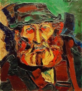 Head of a Farmer by Peter August Böckstiegel