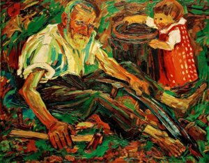Scythe Sharpener (My Father)