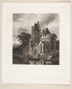 Castle Ruin by a River