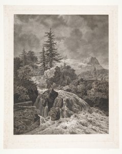 Landscape with Waterfall