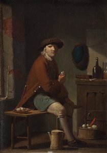 A Man Smoking His Pipe