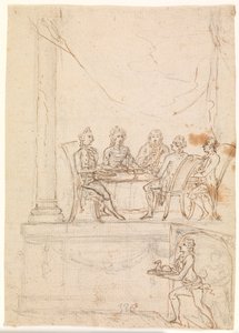The Royal Family at a Banquet at Hirschholm Castle, September 29, 1771 by Peter Cramer