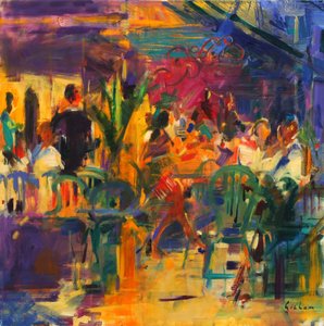 Cafe de la Place, St Paul de Vence