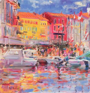 Le Port de St Tropez by Peter Graham (Contemporary)