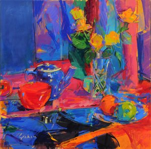 Rhapsody in Blue, 2021 by Peter Graham