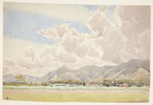 Italian Landscape by Peter Hansen