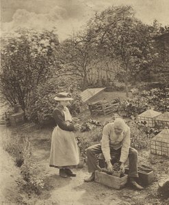 A Garden End. [Suffolk] by Peter Henry Emerson