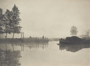 Buckenham Ferry by Peter Henry Emerson