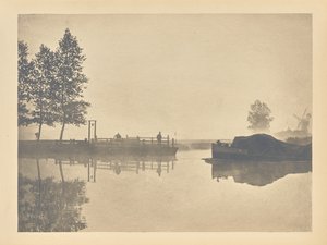 Buckenham Ferry by Peter Henry Emerson