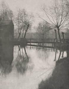 Footbridge Near Chingford, from The Compleat Angler by Peter Henry Emerson