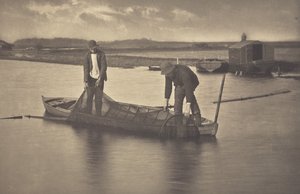 Taking Up the Eel-Net by Peter Henry Emerson
