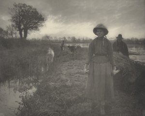 Poling the Marsh Hay by Peter Henry Emerson and T.F. Goodall