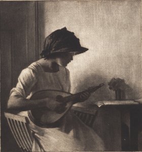 The Mandolin Player by Peter Vilhelm Ilsted