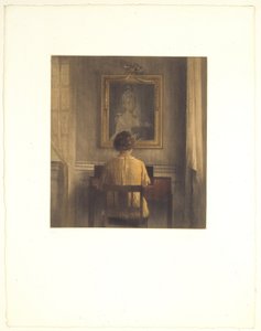By the Spinet by Peter Vilhelm Ilsted