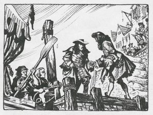 Brixham, where William, Prince of Orange, landed in 1688 to claim the English throne by Peter Jackson
