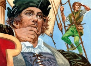 Christopher Columbus Seeing the New World