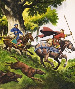 Hunting in the time of William the Conqueror by Peter Jackson