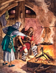 King Alfred the Great and the Cakes by Peter Jackson