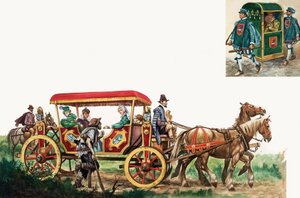 Public Transport: Horse, Carriage and Sedan Chair