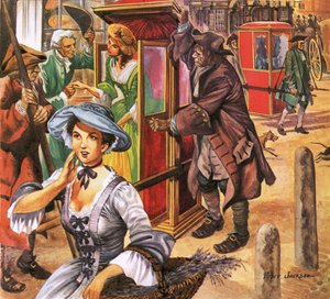 Sedan Chair in 18th Century England