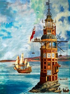 The First Eddystone Lighthouse by Peter Jackson