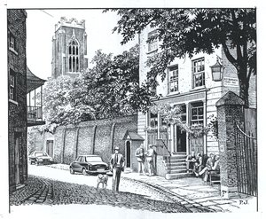 The Grenadier, Wilton Row, Belgravia by Peter Jackson