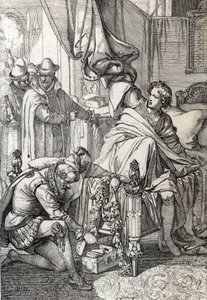 The arrest of Charles of Austria (1545-1568) by Peter Johann Nepomuck Geiger