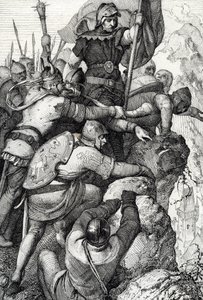 The Troops of Otto I of Bavaria Near Verona in Italy, 1155 by Peter Johann Nepomuck Geiger