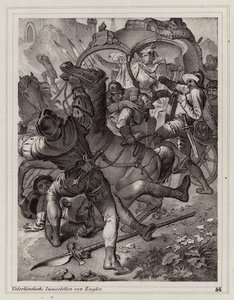 Attack on the Entourage of Empress Eleonore by Peter Johann Nepomuk Geiger