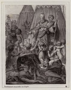 Second Siege of Vienna by the Turks by Peter Johann Nepomuk Geiger