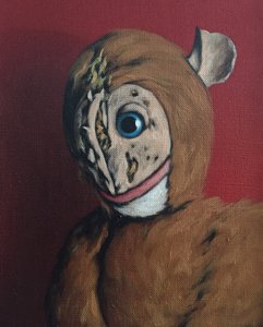 Red Monkey with Scars, 2006