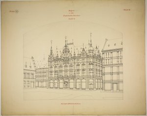 Rathskeller Neubau, Halle (Saale), Saxony-Anhalt, Germany, Perspective