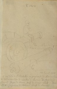 Episode at the Michelsburg near Ostia by Peter Krafft