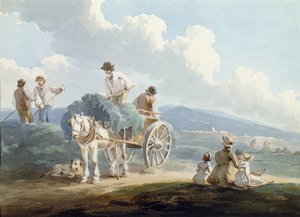 The Hay Wagon by Peter Le Cave