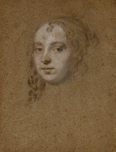 Portrait Head of a Lady by Peter Lely