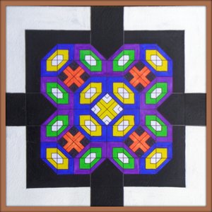 CROSSED SQUARE, 2021 by Peter McClure