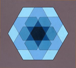 Overlaying Hexagons by Peter McClure