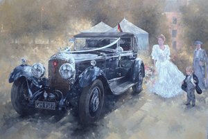 Bentley and Bride by Peter Miller