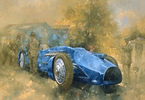 Bluebird at Brooklands