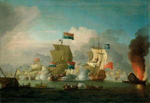 The Burning of HMS 