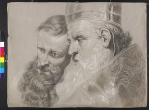 Saint Ambrose and Emperor Theodosius by Peter Paul Rubens by Peter Paul (after) Rubens