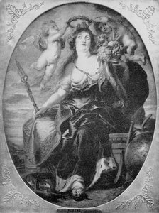 Portrait of Mary of Medici (after a painting by Peter Paul Rubens) by Peter Paul (after) Rubens