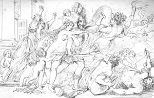 The Fury of the War by Peter Paul (after) Rubens