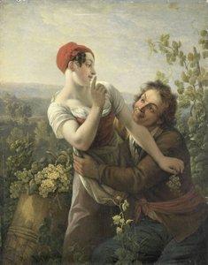 The Impassioned Grape Picker by Peter Paul Joseph Noel